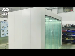 Mandi udara dengan layar LED stainless steel