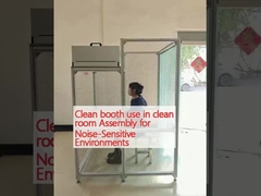 Penggunaan kabin bersih di ruang bersih Pengumpulan untuk Lingkungan Sensitif Kebisingan