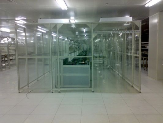 Dust Free Modular dirakit High Cleanliness Clean Room Booth Dengan prosedur operasi yang ketat dan pemantauan