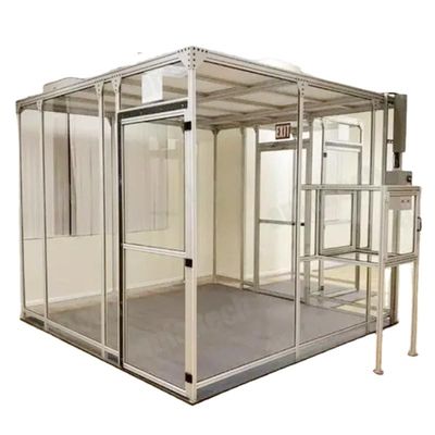 ISO Modular Clean Room Booth Kelas 100-100000 Disesuaikan Untuk Laboratorium