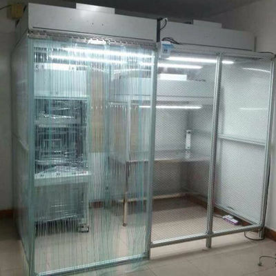 Modular Clean Room Chassis dengan Laminar Flow Hood Operasi tenang 110V/220V Power Supply
