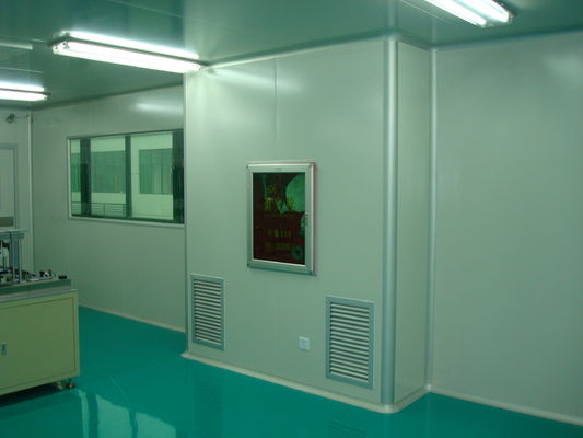 Kelas 100 Kamar Bersih GMP Laboratorium yang Disesuaikan ISO 5 6 7 8 Sistem HVAC Standar Modular Portabel Bebas debu Booth