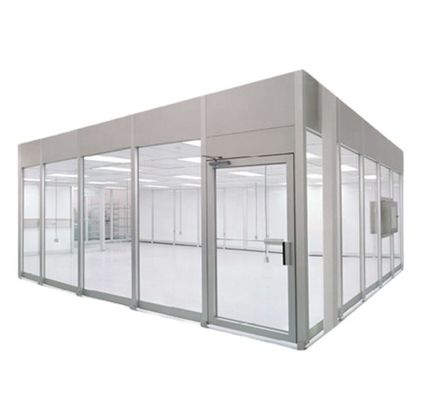 ISO 5 Modular Clean Room dengan Filter H14/H13 Hepa dan Sistem Kontrol Tekanan Positif/Negatif