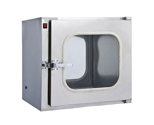 Cold Roll Steel Cleanroom Pass Through Box Dengan Sistem Interlock Internal Dan Elektronik SUS304