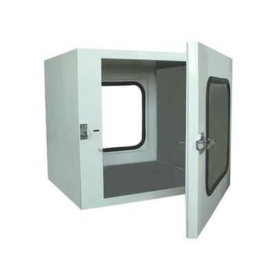 Efisiensi Tinggi Kamar Bersih Air Shower Pass Box SUS 304 UV Cahaya Dilengkapi Konstruksi Baja Rostless Untuk Laboratorium