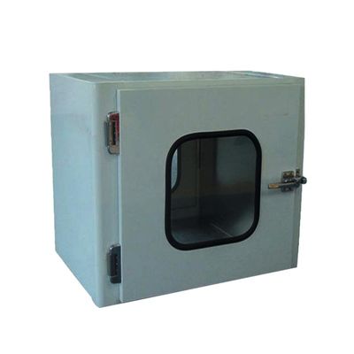 Mesin Interlock Clean Room Pass Box dengan SUS304 stainless steel bagian dalam dan cahaya UV