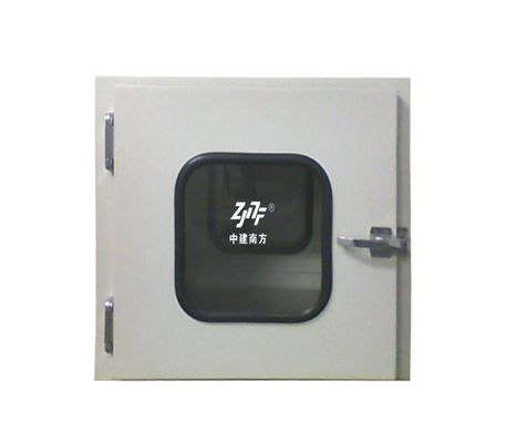 110V 220V Laboratorium Kamar Bersih Interlock Sinar Ultraviolet Sterilisasi Pass Box Dengan Transfer Window Untuk Filtrasi Udara