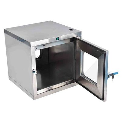 Industri yang disesuaikan Air Shower Transfer Window Clean Room Pass Box Elektronik Mechanical Interlock Stainless Steel