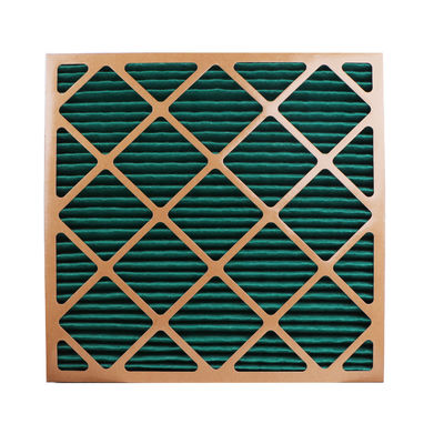 Panel pleated AC Air Pre Filter G4 Dengan 5um Cotton Non Woven Fabric Disesuaikan