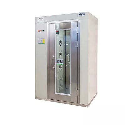 Power 3-Fan Air Shower Ruang bersih dengan LED Display Roller Shutter Pintu dan kecepatan udara cepat 22-25 M/s