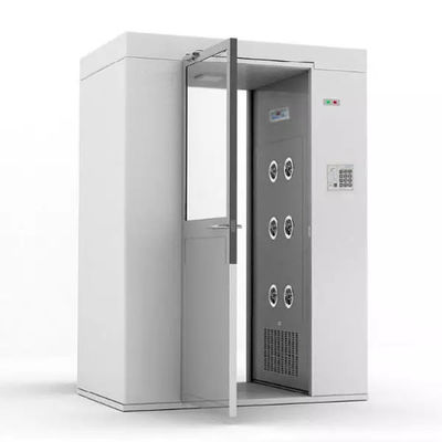 Motor Baru Menghemat Energi Kamar Bersih Air Shower Dengan Layar LED SUS304 Stainless Steel 380V / 50HZ Daya