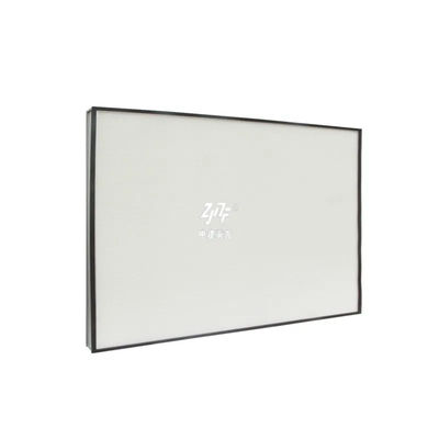 HEPA 99,99% Panel Laminar Air Flow Filter Serat Kaca Profil Ganda H13 H14