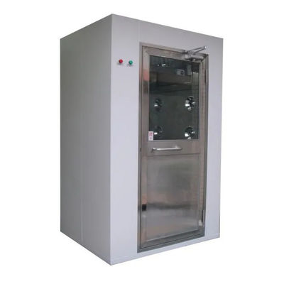Industri 50Hz Peralatan pembersih lantai stainless Steel Air Shower, Smart Air Shower Untuk Biomedis Medis