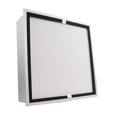 Semikonduktor Laboratorium Makanan Medis Tangki Cairan HEPA Filter Udara Frame Aluminium Dengan Anti Static Spray Paint Guard
