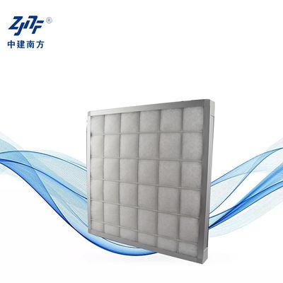 Filter Udara Pra Panel Industri Aliran Udara Besar Volume Kapasitas Debu 6-15Pa Dengan Kerangka Alloy Aluminium