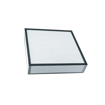 Cleanroom PP Perumahan Industri Hepa H14 Filter Udara Sistem HVAC Dengan Serat Sintetis Medium Dan Media Poliester