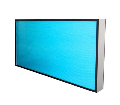Efisiensi Tinggi 99,99% H14 U15 Panel Filter Udara Industri HEPA Dengan Serat Sintetis
