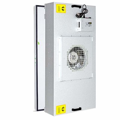 Aluminium Alloy Fan Filter Unit FFU dengan H13/H14 HEPA Filter Ideal Air Flow Range 500-2000 M3/h