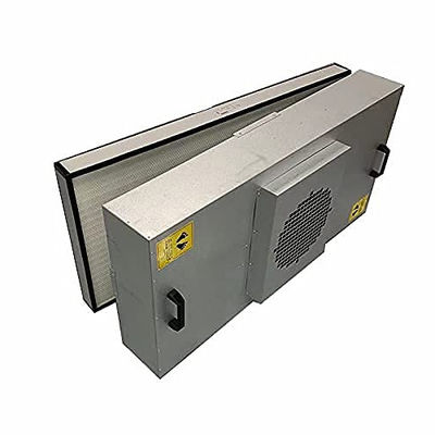 Aluminium Alloy FFU HEPA H14 Filter Unit Corpus Stainless Steel yang dapat disesuaikan 500-2000 M3/h Aliran udara