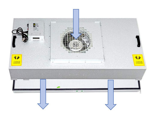 1000-1200 M3/h Jangkauan Aliran Udara Unit Fan Filter FFU di Industri Farmasi