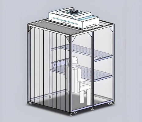 Mudah Menginstal Customized Modular Clean Room Booth Untuk Kinerja Optimal Dalam Operasi Pabrik Manufaktur