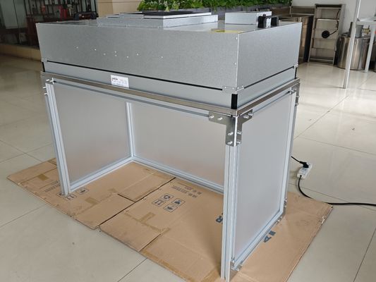 Bench bebas debu Aliran udara horizontal HEPA Clean Air Hood Untuk kamar bersih