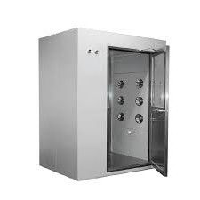 Tiga Sisi Bertiup Kamar Bersih Air Shower dengan 12pcs SUS Nozzles dan 16 Nozzles
