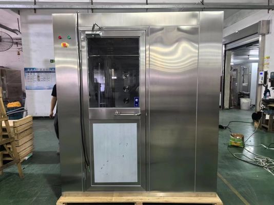Barang bebas debu industri Air Shower Dengan Mesin pembersih tunggal