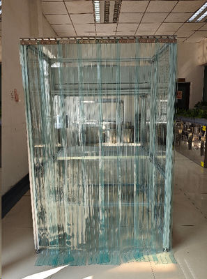 Low Noise Level≤65dB Booth Clean Room dengan bahan stainless steel dan unit filter kipas 1175*575*320mm