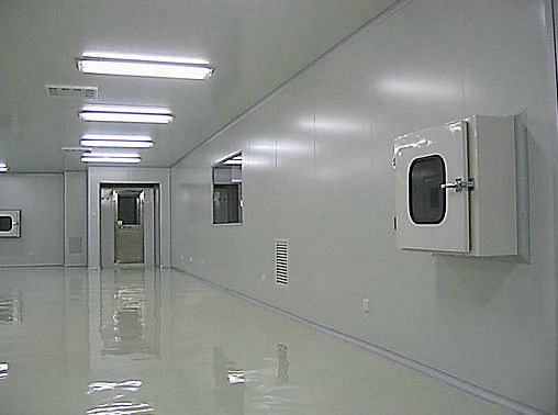 4 Nozzles Cleanroom Pass Box untuk Kecepatan Penyemprotan Aliran udara yang bersih dan Partikel Penghapusan di Jalur Produksi Steril