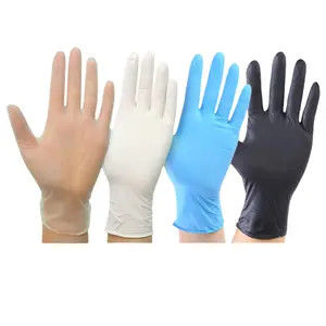 Anti-statis Cleanroom Nitrile Sarung Tangan Tahan Minyak, Tahan Abrasi Perlengkapan Cleanroom