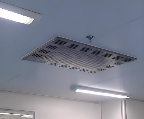 Lokakarya Elektronik Outlet pasokan udara dengan kertas filter serat kaca superfine dan tipe kompak terintegrasi