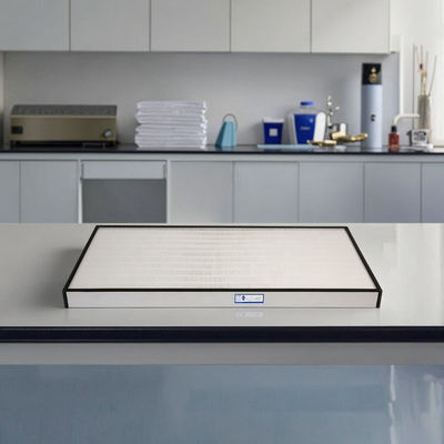 Filter HEPA H14 Cleanroom Menangkap Partikel ≥0.3 Μm Dengan Efisiensi 99.99%