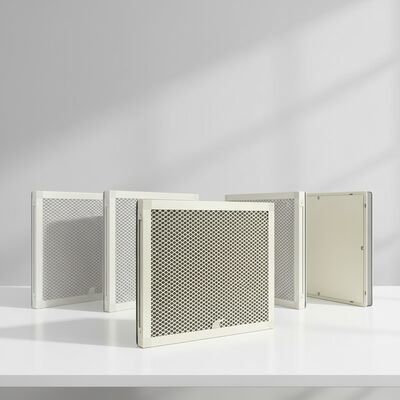 Profesional 99,99% Efisiensi Filtrasi HEPA Filter dengan Media Serat Kaca dan Polyurethane Sealant untuk Pembersih Udara Industri