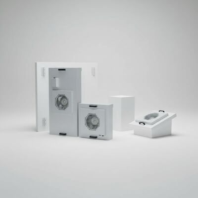quality Unit Filter Kipas HEPA H14 dengan Rangka Baja Tahan Karat SUS304 dan Kontrol Tiga Kecepatan untuk Ruang Bersih factory